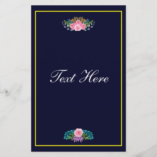 Minimalistische moderne kunst bruiloft Verloving w Flyer (Achterkant)