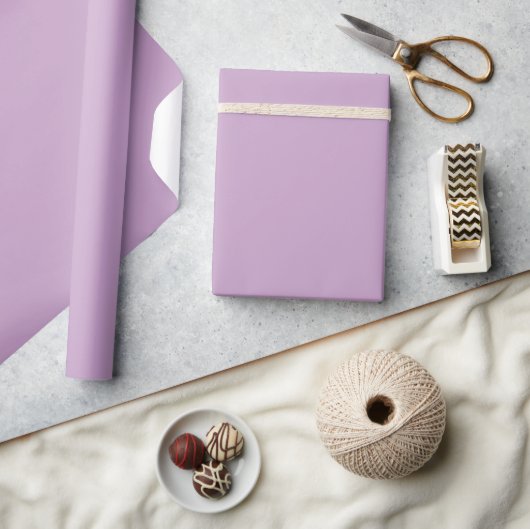 Minimalistische Moderne Lavendel Cadeaupapier (Crafts)