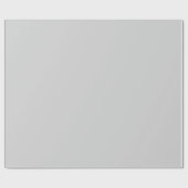 Minimalistische moderne lichtgrijs cadeaupapier (Vlak)
