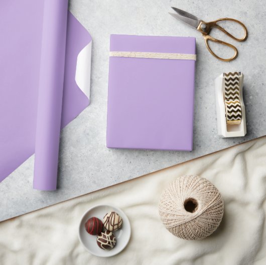 Minimalistische moderne lila cadeaupapier (Crafts)