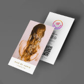 Minimalistische Moderne Make-up Artiest Haarstylis Visitekaartje