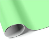 Minimalistische moderne mintgroene cadeaupapier (Rol Hoek)