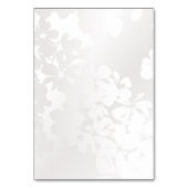 Minimalistische moderne monochrome bruiloft kaart (Achterkant)