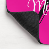 Minimalistische moderne monogram initiaal naam hee muismat (Hoek)