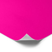 Minimalistische moderne monogram initiaal naam hee poster (Hoek)