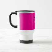 Minimalistische moderne monogram initiaal naam hee reisbeker (Links)