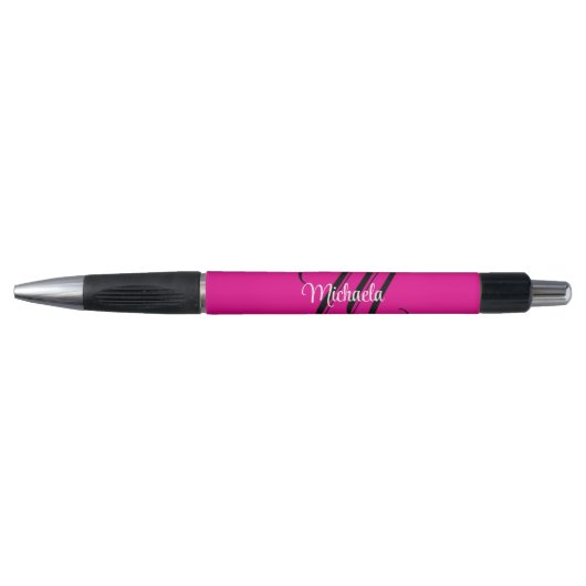 Minimalistische moderne monogram initiaal naam hot pen (Voorkant)