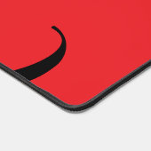 Minimalistische moderne monogram initiaal naam roo bureaumat (Hoek)