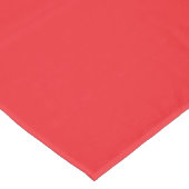 Minimalistische moderne monogram initiaal naam roo tafelkleed (Gekanteld)