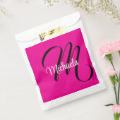 Minimalistische moderne monogram initiële naam hee bedankzakje (Gezegeld)