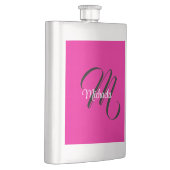 Minimalistische moderne monogram initiële naam hee flacon (Rechts)