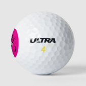 Minimalistische moderne monogram initiële naam hee golfballen (Logo)
