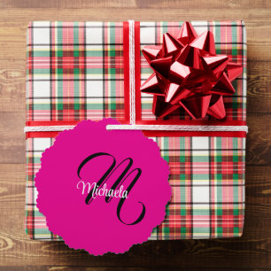 Minimalistische moderne monogram initiële naam hee ornament kaart