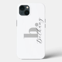 Minimalistische moderne monogram script naam