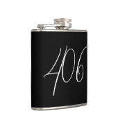 Minimalistische Moderne Montana 406 Zwart Heupfles (Rechts)