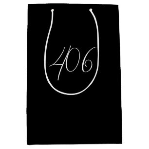 Minimalistische Moderne Montana 406 Zwart Medium Cadeauzakje