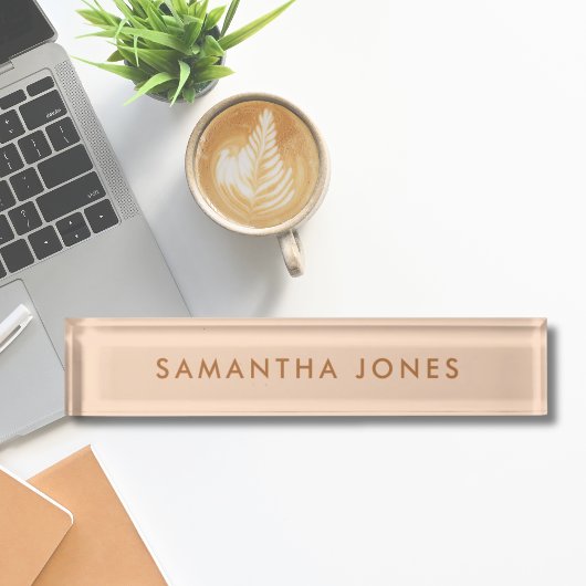 Minimalistische moderne naamplaat naambordje