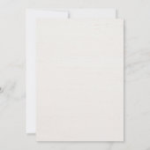 Minimalistische moderne Natuur wit madeliefje brui Kaart (Achterkant)