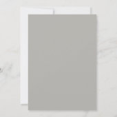 Minimalistische moderne nieuwe baby aangepaste fot aankondiging (Achterkant)