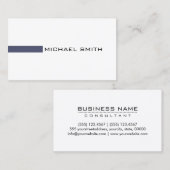 Minimalistische moderne onafhankelijkheid en wit visitekaartje (Voorkant / Achterkant)