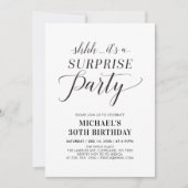 Minimalistische moderne onderneming, 30e verjaarda kaart (Voorkant)