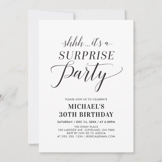 Minimalistische moderne onderneming, 30e verjaarda kaart (Voorkant)