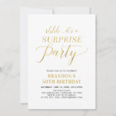 Minimalistische moderne onderneming 50e verjaardag kaart (Voorkant)