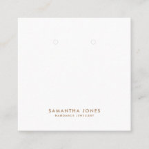 Minimalistische moderne oorbellen sieraden display