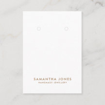 Minimalistische moderne oorbellen sieraden display