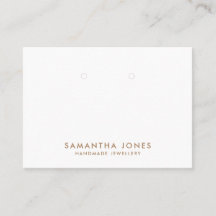 Minimalistische moderne oorbellen sieraden display