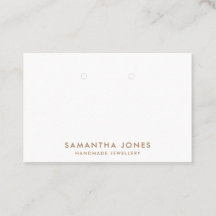 Minimalistische moderne oorbellen sieraden display