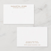 Minimalistische moderne oorbellen sieraden display visitekaartje (Voorkant / Achterkant)