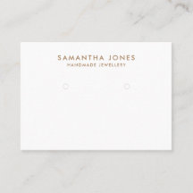 Minimalistische moderne oorbellen sieraden display