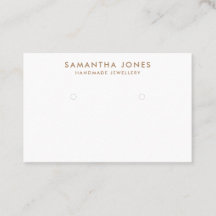 Minimalistische moderne oorbellen sieraden display