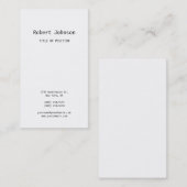 Minimalistische Moderne Plain Eenvoudige Unieke Pr Visitekaartje (Voorkant / Achterkant)