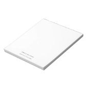 Minimalistische Moderne Professional Notitieblok (Linkerzijde)