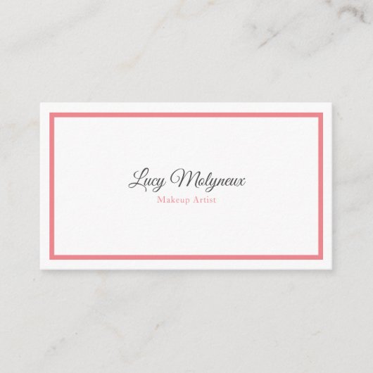 Minimalistische Moderne Professional Visitekaartje (Voorkant)