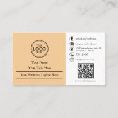 Minimalistische moderne professionele aangepaste Q Visitekaartje (Voorkant)
