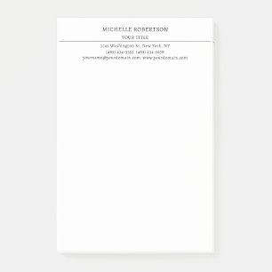 Minimalistische Moderne Professionele Creatieve Post-it® Notes