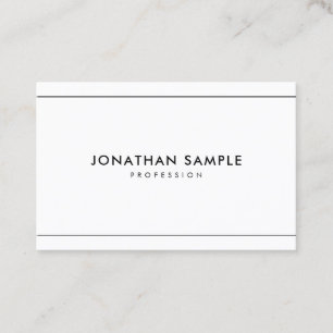 Minimalistische Moderne Professionele Eenvoudige T Visitekaartje