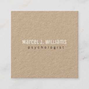 Minimalistische moderne professionele elegante vierkante visitekaartje