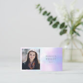 Minimalistische moderne professionele foto visitekaartje (Staand voorkant)