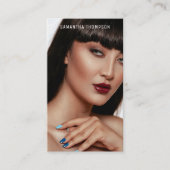 Minimalistische moderne professionele fotografie Q Visitekaartje (Voorkant)