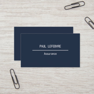 Minimalistische, moderne professionele kaart visitekaartje