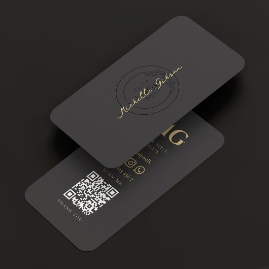 Minimalistische moderne professionele marketing Lo Visitekaartje