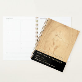 Minimalistische moderne professionele timmerman planner