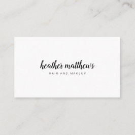 Minimalistische Moderne Professionele Van letters Visitekaartje