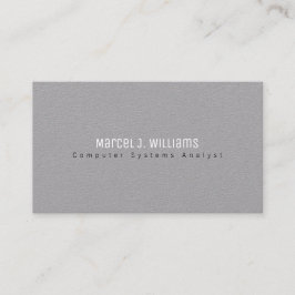 Minimalistische moderne professionele vlakte neutr visitekaartje