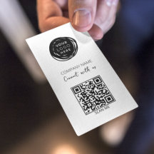 Minimalistische moderne QR-code sociale media