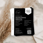 Minimalistische moderne QR-code voor bedrijven Flyer